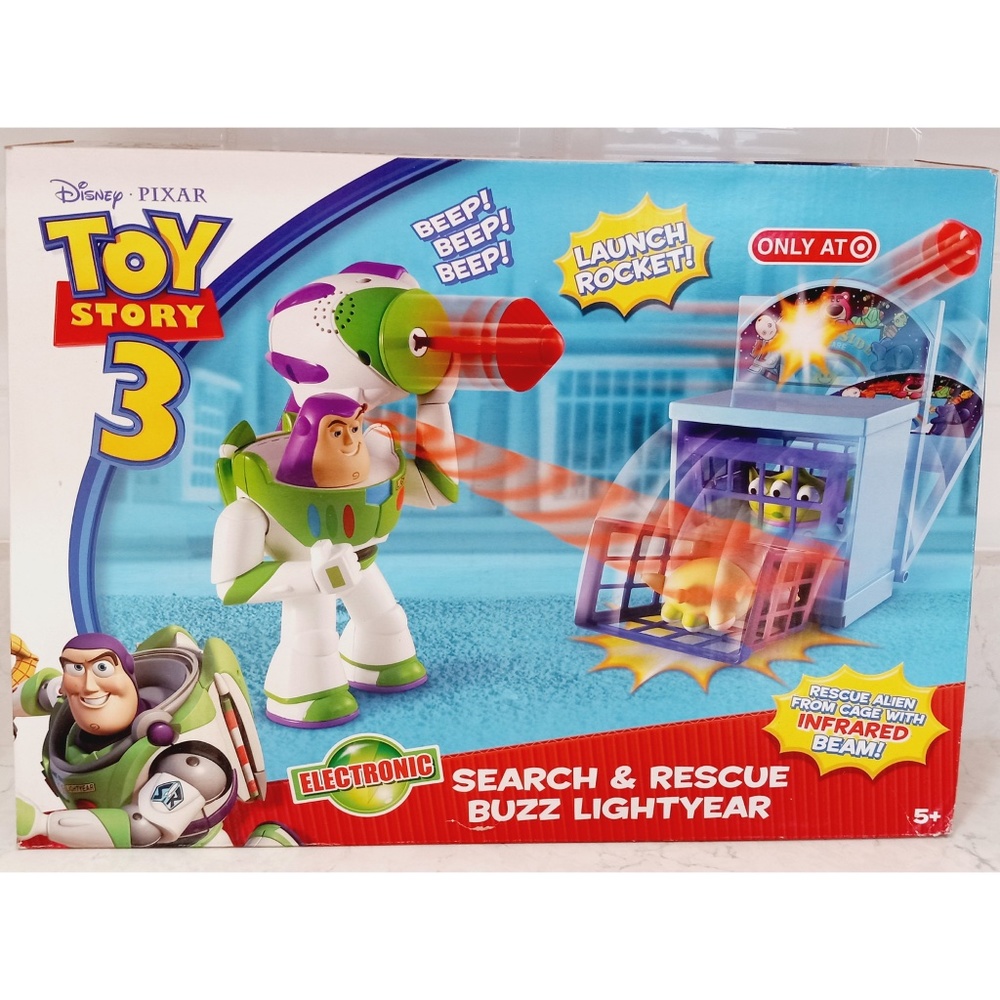 NIB DISNEY PIXAR TOY STORY 3 Search & Rescue Buzz Lightyear Electronic Playset
